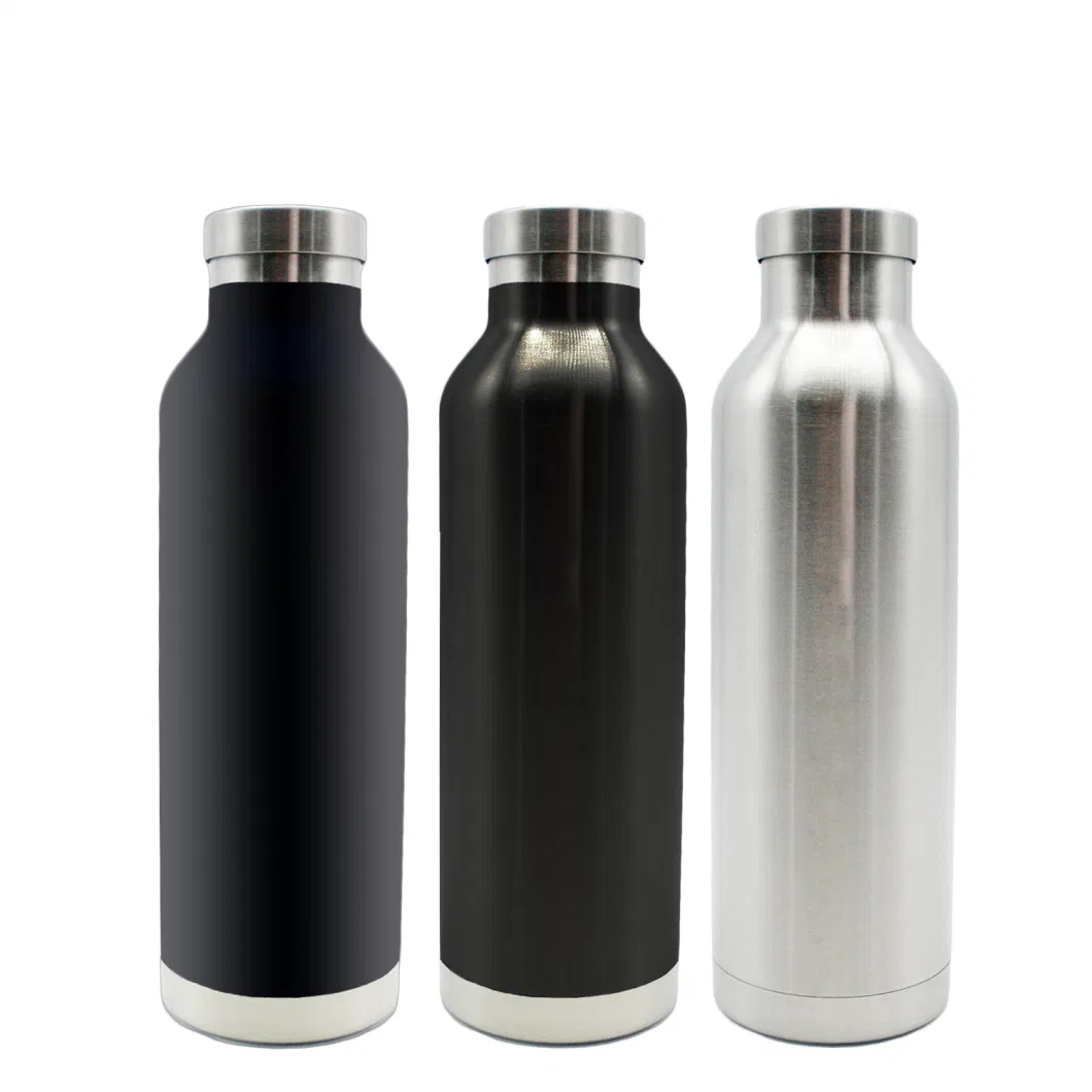 500ml Capacity 304 Custom Logo and Color Stainless Steel Sport Water Bottle