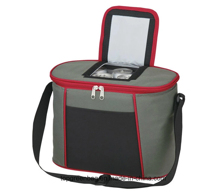 Polyester Zippered Insulated Ice School Totes Lunch Boxes with Bag