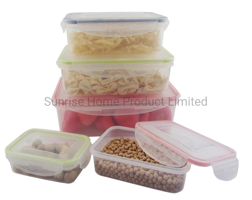 Kitchenware Leak Proof Food Container 5PCS PP Lunch Box (OLB002)