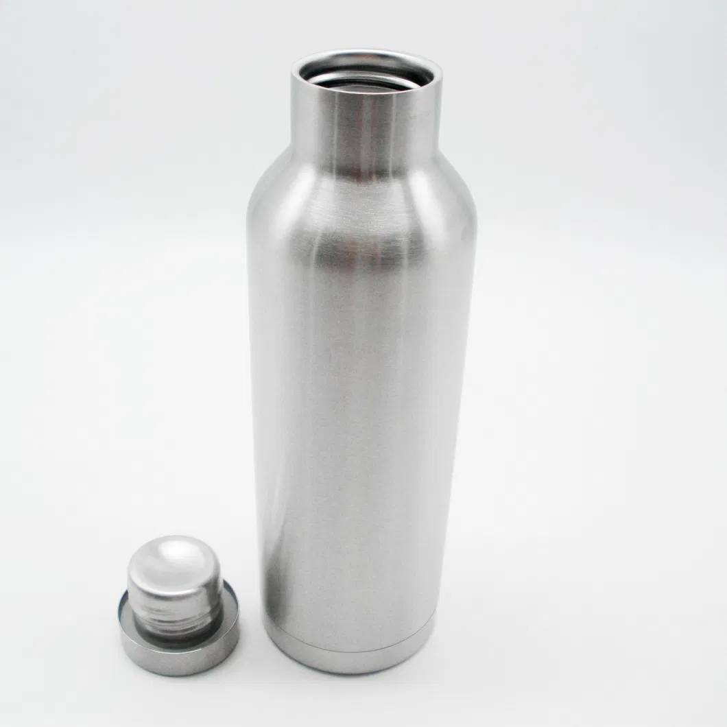 500ml Capacity 304 Custom Logo and Color Stainless Steel Sport Water Bottle