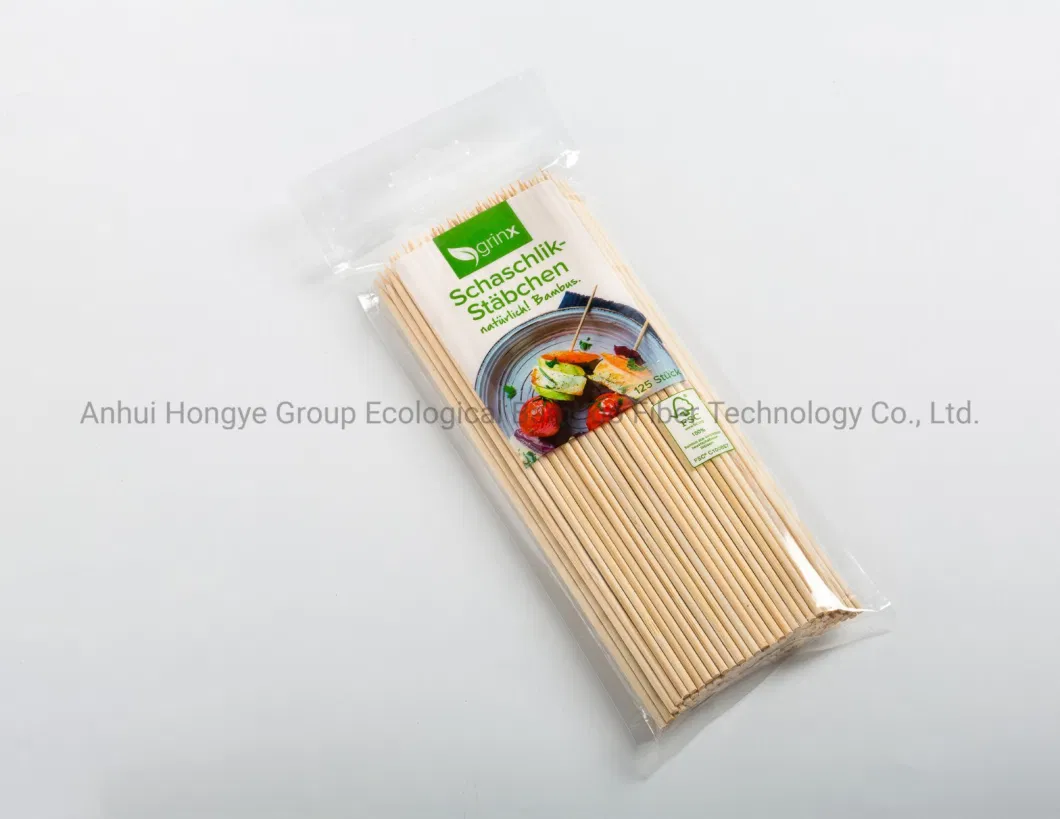 Eco-Friendly Disposable BBQ Skewer Bamboo Sticks Bamboo Picks Food Grade 100% Mao Bamboo
