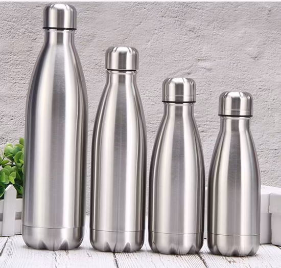Factory Customized Double Wall Vacuum Insulated Cola Shape Water Bottle Drinking Flask Sport Stainless Steel Bottle